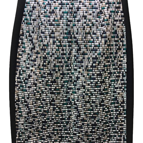 BOSS HUGO BOSS "Votina" jacquard silk blend skirt -SZ 4 - Picture 4 of 16